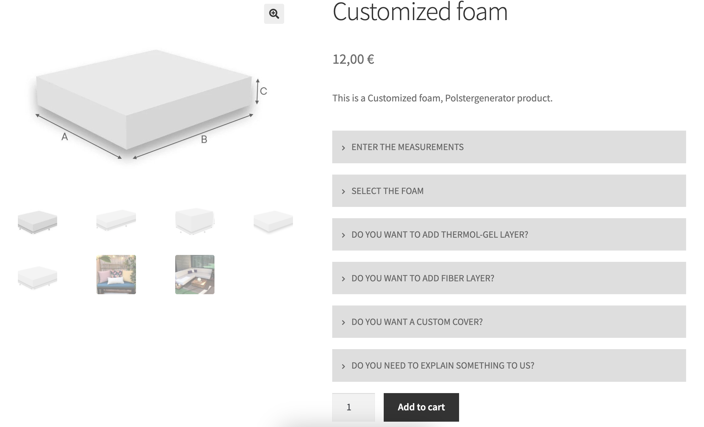 Customized Foam - Cushion Generator - Polster Generator - Upholstery - 9