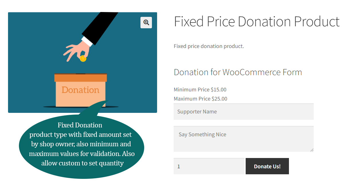 Donation plugin for WooCommerce - 2