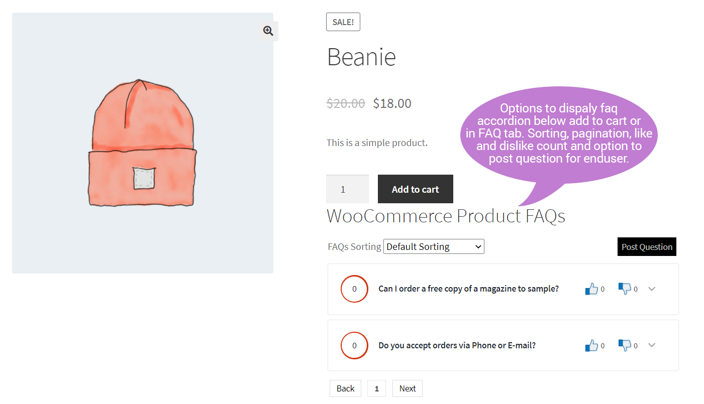 FAQ for WooCommerce – Advanced Product FAQ Plugin