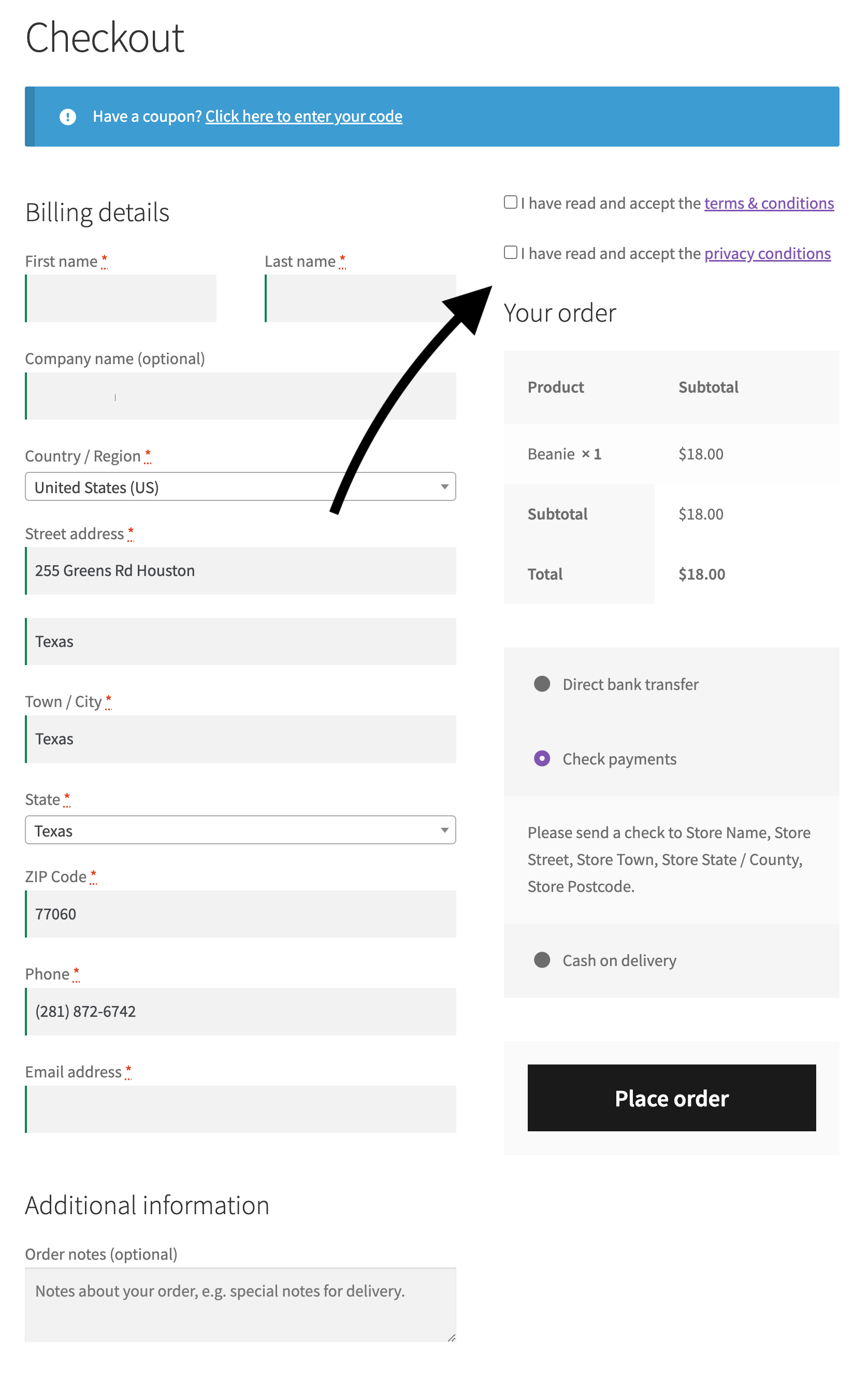 Advance Terms and Condition Popup for WooCommerce - 1