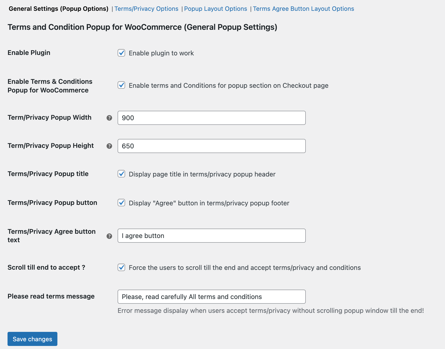 Advance Terms and Condition Popup for WooCommerce - 6